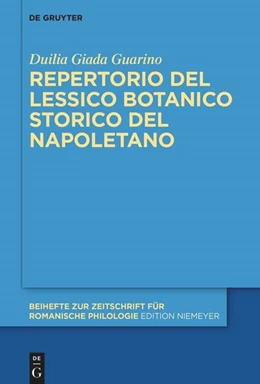 Abbildung von Guarino | Repertorio del lessico botanico storico del napoletano | 1. Auflage | 2026 | 509 | beck-shop.de