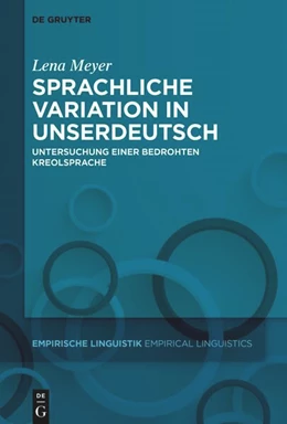 Abbildung von Meyer | Sprachliche Variation in Unserdeutsch | 1. Auflage | 2026 | 22 | beck-shop.de