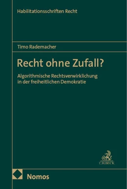 Abbildung von Rademacher | Recht ohne Zufall? | 1. Auflage | 2025 | beck-shop.de