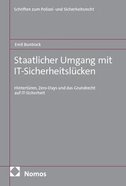 Abbildung von Buntrock | Staatlicher Umgang mit IT-Sicherheitslücken | 1. Auflage | 2025 | beck-shop.de