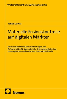 Abbildung von Gawaz | Materielle Fusionskontrolle auf digitalen Märkten | 1. Auflage | 2025 | beck-shop.de
