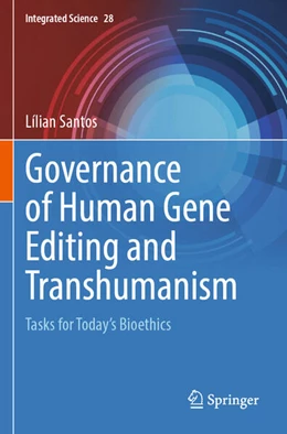 Abbildung von Santos | Governance of Human Gene Editing and Transhumanism | 1. Auflage | 2026 | beck-shop.de