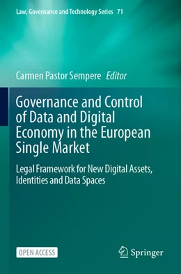 Abbildung von Pastor Sempere | Governance and Control of Data and Digital Economy in the European Single Market | 1. Auflage | 2026 | beck-shop.de