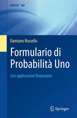 Abbildung von Rossello | Formulario di Probabilità Uno | 1. Auflage | 2026 | beck-shop.de