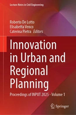 Abbildung von De Lotto / Venco | Innovation in Urban and Regional Planning | 1. Auflage | 2026 | beck-shop.de