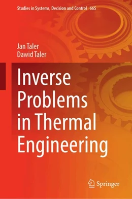 Abbildung von Taler | Inverse Problems in Thermal Engineering | 1. Auflage | 2026 | beck-shop.de
