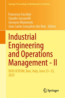 Abbildung von Facchini / Sassanelli | Industrial Engineering and Operations Management—II | 1. Auflage | 2026 | beck-shop.de