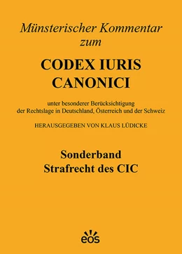 Abbildung von Lüdicke | Münsterischer Kommentar zum CIC - Sonderband Strafrecht des CIC | 1. Auflage | 2026 | beck-shop.de
