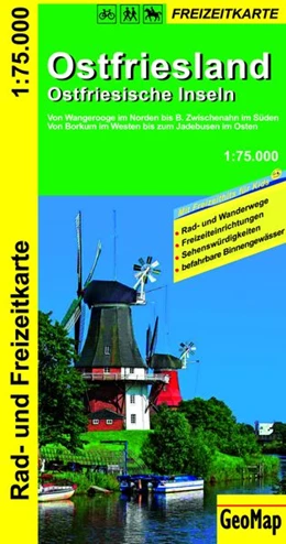 Abbildung von GeoMap | Ostfriesland Ostfriesische Inseln 1:75.000 Rad- und Freizeitkarte | 8. Auflage | 2026 | beck-shop.de