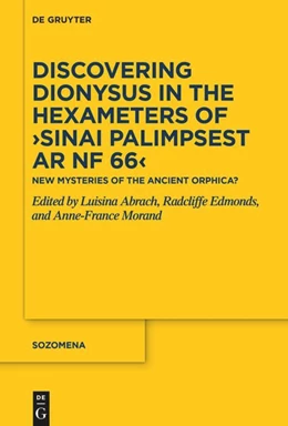Abbildung von Edmonds (III) / Morand | Discovering Dionysus in the Hexameters of >Sinai Palimpsest Ar NF 66< | 1. Auflage | 2025 | beck-shop.de