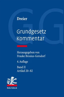 Abbildung von Brosius-Gersdorf / Dreier | Dreier: Grundgesetz-Kommentar. 4. Auflage. Herausgegeben von Frauke Brosius-Gersdorf | 1. Auflage | 2026 | beck-shop.de