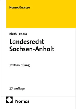 Abbildung von Kluth / Robra | Landesrecht Sachsen-Anhalt | 27. Auflage | 2026 | beck-shop.de