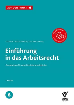 Abbildung von Steiner / Mittländer | Einführung in das Arbeitsrecht | 3. Auflage | 2026 | 6 | beck-shop.de