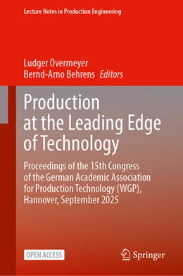 Abbildung von Overmeyer / Behrens | Production at the Leading Edge of Technology | 1. Auflage | 2026 | beck-shop.de