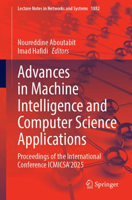 Abbildung von Aboutabit / Hafidi | Advances in Machine Intelligence and Computer Science Applications | 1. Auflage | 2026 | beck-shop.de