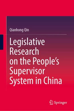 Abbildung von Qin | Legislative Research on the People’s Supervisor System | 1. Auflage | 2026 | beck-shop.de