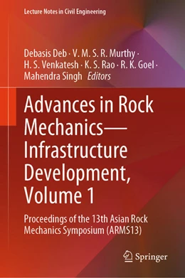 Abbildung von Deb / Murthy | Advances in Rock Mechanics-Infrastructure Development, Volume 1 | 1. Auflage | 2026 | beck-shop.de
