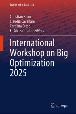 Abbildung von Blum / Cavallaro | International Workshop on Big Optimization 2025 | 1. Auflage | 2026 | beck-shop.de