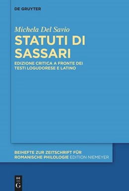 Abbildung von Del Savio | Statuti di Sassari | 1. Auflage | 2026 | 511 | beck-shop.de