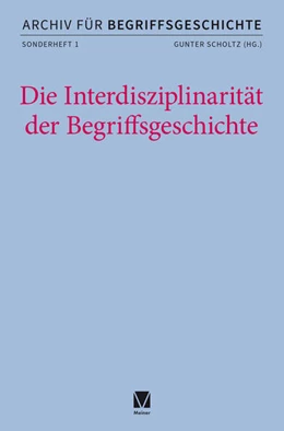 Abbildung von Scholtz | Die Interdisziplinarität der Begriffsgeschichte | 1. Auflage | 2026 | 1 | beck-shop.de
