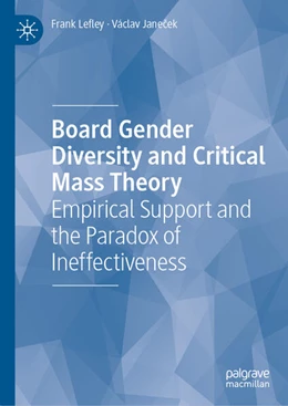 Abbildung von Lefley / Janecek | Board Gender Diversity and Critical Mass Theory | 1. Auflage | 2026 | beck-shop.de