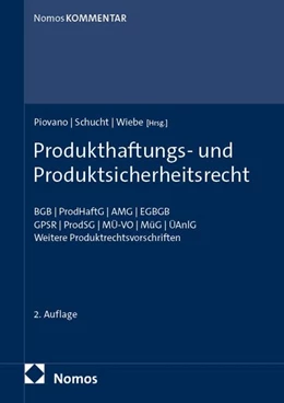 Abbildung von Piovano / Schucht | Produkthaftungs- und Produktsicherheitsrecht | 2. Auflage | 2026 | beck-shop.de