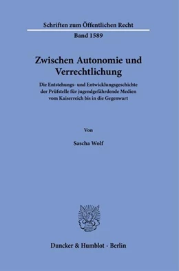 Abbildung von Wolf | Zwischen Autonomie und Verrechtlichung | 1. Auflage | 2026 | beck-shop.de