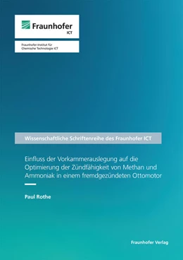 Abbildung von Rothe | Einfluss der Vorkammerauslegung auf die Optimierung der Zündfähigkeit von Methan und Ammoniak in einem fremdgezündeten Ottomotor | 1. Auflage | 2026 | beck-shop.de