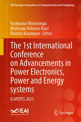 Abbildung von Bhimasingu / Niazi | The 1st International Conference on Advancements in Power Electronics, Power and Energy systems | 1. Auflage | 2026 | beck-shop.de