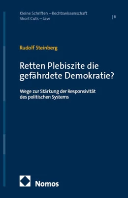 Abbildung von Steinberg | Retten Plebiszite die gefährdete Demokratie? | 1. Auflage | 2026 | 6 | beck-shop.de