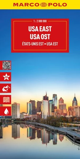 Abbildung von MARCO POLO Reisekarte USA Ost 1:2 Mio. | 11. Auflage | 2026 | beck-shop.de