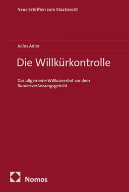 Abbildung von Die Willkürkontrolle | 1. Auflage | 2026 | 18 | beck-shop.de