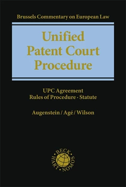 Abbildung von Augenstein / Agé | Unified Patent Court Procedure | 1. Auflage | 2025 | beck-shop.de