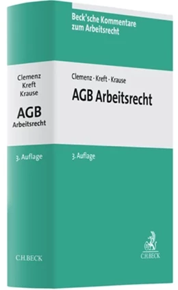 Abbildung von Clemenz / Kreft | AGB-Arbeitsrecht • Online Only | 4. Auflage | 2026 | Band 40 | beck-shop.de