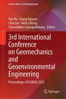 Abbildung von Hu / Nguyen | 3rd International Conference on Geomechanics and Geoenvironmental Engineering | 1. Auflage | 2026 | beck-shop.de