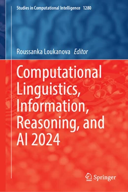 Abbildung von Loukanova | Computational Linguistics, Information, Reasoning, and AI 2024 | 1. Auflage | 2026 | beck-shop.de