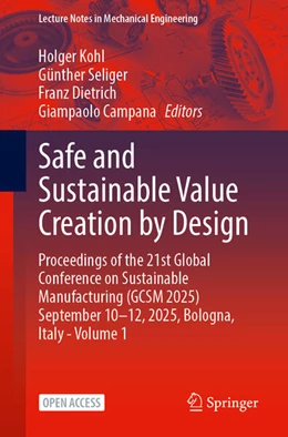 Abbildung von Kohl / Seliger | Safe and Sustainable Value Creation by Design | 1. Auflage | 2026 | beck-shop.de