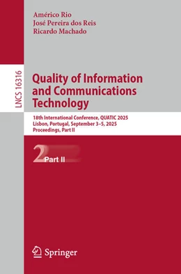 Abbildung von Rio / Bibi | Quality of Information and Communications Technology | 1. Auflage | 2026 | beck-shop.de