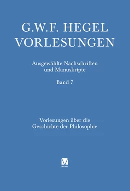 Abbildung von Hegel / Jaeschke | Vorlesungen über die Geschichte der Philosophie. Teil 2 | 1. Auflage | 2026 | 7 | beck-shop.de