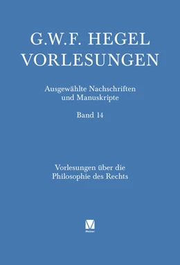 Abbildung von Hegel / Seelmann | Vorlesungen über die Philosophie des Rechts | 1. Auflage | 2026 | 14 | beck-shop.de