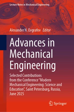 Abbildung von Evgrafov | Advances in Mechanical Engineering | 1. Auflage | 2026 | beck-shop.de