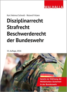 Abbildung von Fritzen | Disziplinarrecht, Strafrecht, Beschwerderecht der Bundeswehr | 35. Auflage | 2026 | beck-shop.de