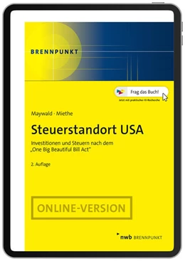 Abbildung von Maywald / Miethe | Steuerstandort USA | 2. Auflage | 2026 | beck-shop.de
