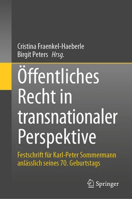 Abbildung von Fraenkel-Haeberle / Peters | Öffentliches Recht in transnationaler Perspektive | 1. Auflage | 2026 | beck-shop.de