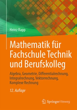 Abbildung von Rapp | Mathematik für Fachschule Technik und Berufskolleg | 12. Auflage | 2026 | beck-shop.de