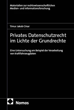 Abbildung von Cinar | Privates Datenschutzrecht im Lichte der Grundrechte | 1. Auflage | 2026 | beck-shop.de