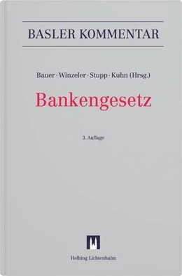 Abbildung von Bauer / Winzeler | Bankengesetz (BankG) | 3. Auflage | 2026 | beck-shop.de