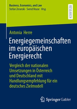 Abbildung von Herre | Energiegemeinschaften im europäischen Energierecht | 1. Auflage | 2026 | beck-shop.de