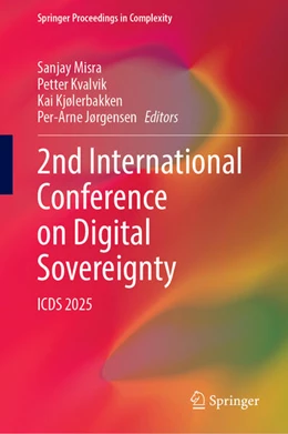 Abbildung von Misra / Kvalvik | 2nd International Conference on Digital Sovereignty | 1. Auflage | 2026 | beck-shop.de