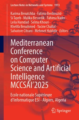 Abbildung von Benatchba / Benbouzid-Si Tayeb | Mediterranean Conference on Computer Science and Artificial Intelligence MCCSAI’2025 | 1. Auflage | 2026 | beck-shop.de